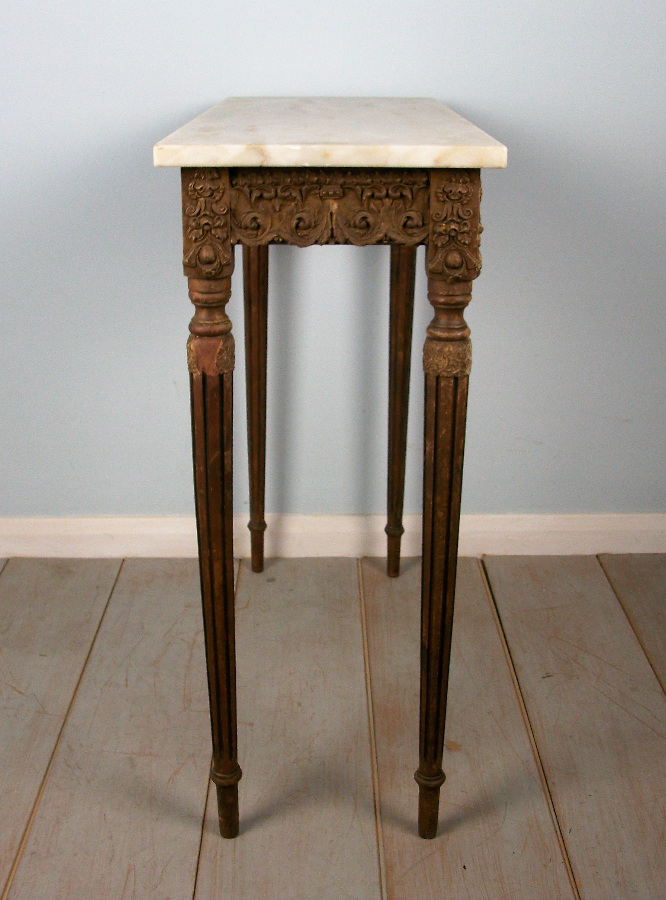 Small French 19th Century Console Table